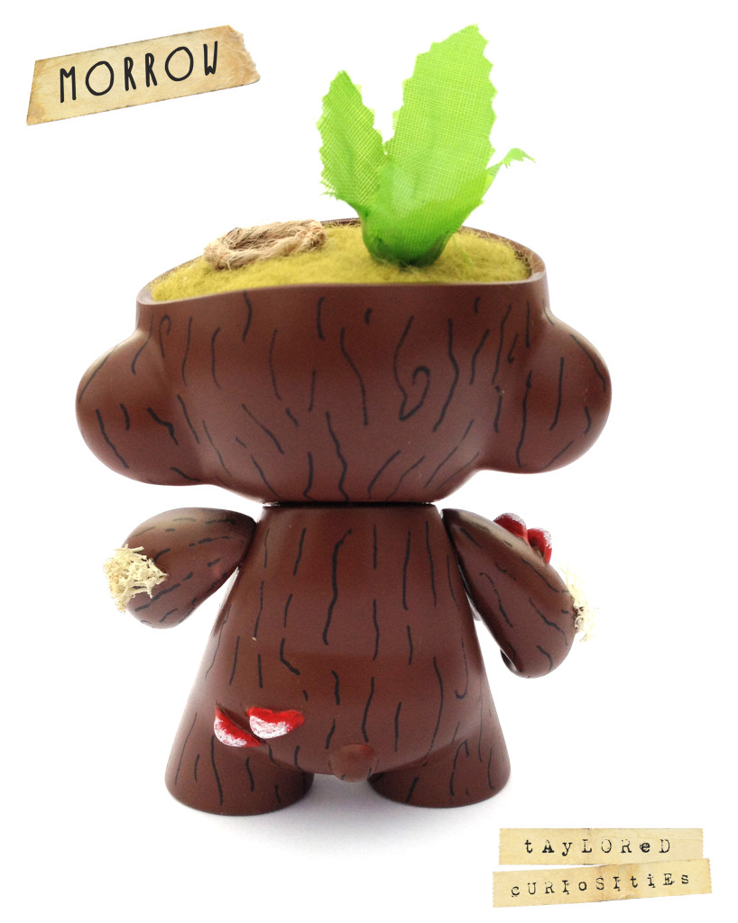 KEEPER OF THE FOREST MORROW GREEN MUNNY KIDROBOT TAYLORED CURIOSITIES ART DOLL CUSTOM TOY 7