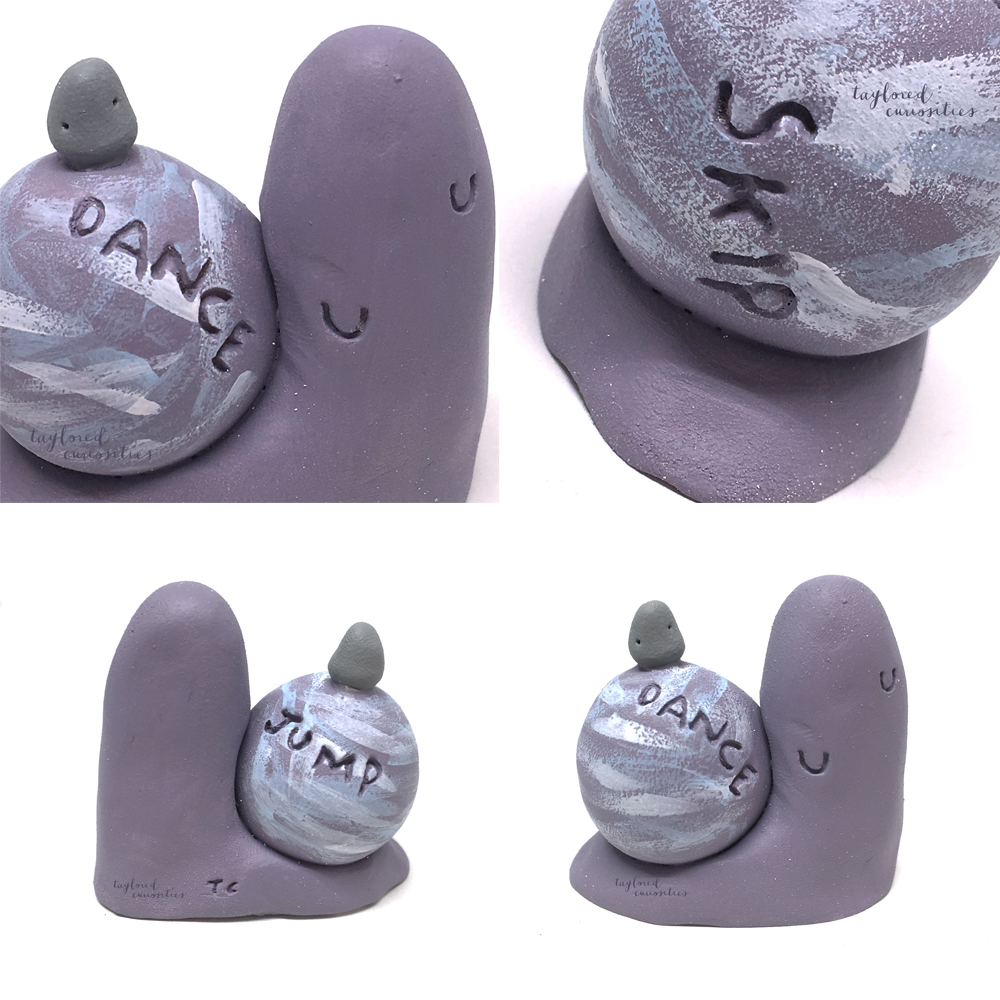 taylored curiosities resin is king the feelings nycc lethargy limited edition designer toy talisman anxiety purple